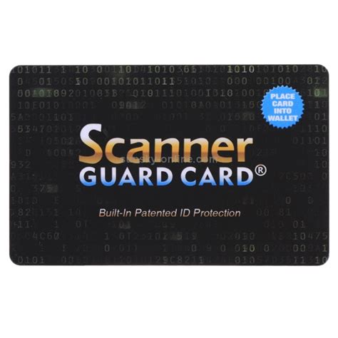 scanner guard rfid blocking card|what is rfid blocking card.